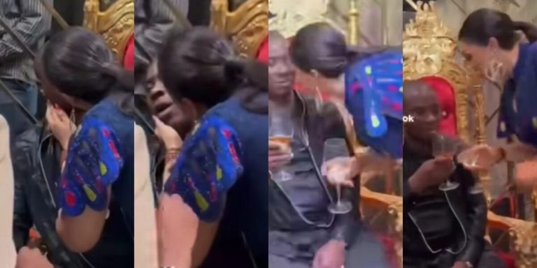 Mixed reactions trail embarrassing video of Kwam1 rejecting his wife’s kiss in public (Video)