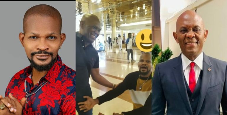 ‘This is GRACE of God at work, see as Jesus dey open doors for me’ – Uche Maduagwu shed tears of joy as he meets billionaire, Tony Elumelu (video)