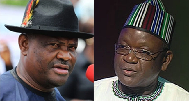 Ortom won’t appear before Disciplinary Committee – Nyesom Wike tells PDP