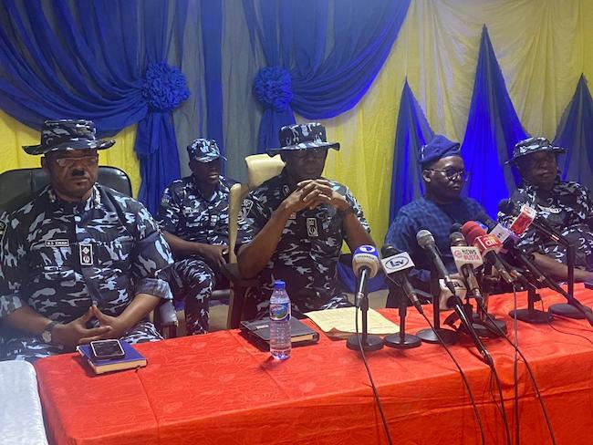 Lagos commisioner of police meets Falz, Macaroni and others over security concerns ahead of governorship election