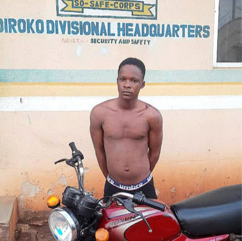 21-year-old ex-convict arrested for stealing okada after serving two jail terms