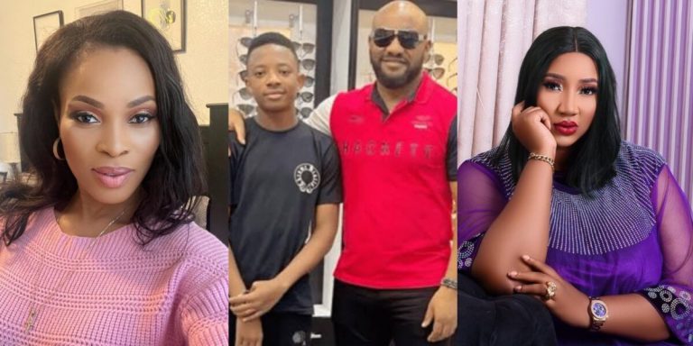 “A son that you wrecked his parents’ home, they’ve never given you a lesson of your life” – Georgina Onuoha blasts Judy Austin for mourning Yul Edochie’s son