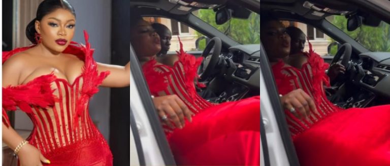 Drama as Ashmusy struggles to breathe over a tight outfit (video)