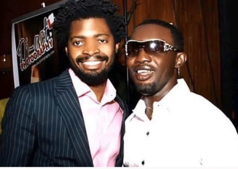 “Nigeria who bring this picture come? Last last they will be alright!” – Celebrities react to old photo of Basketmouth and AY