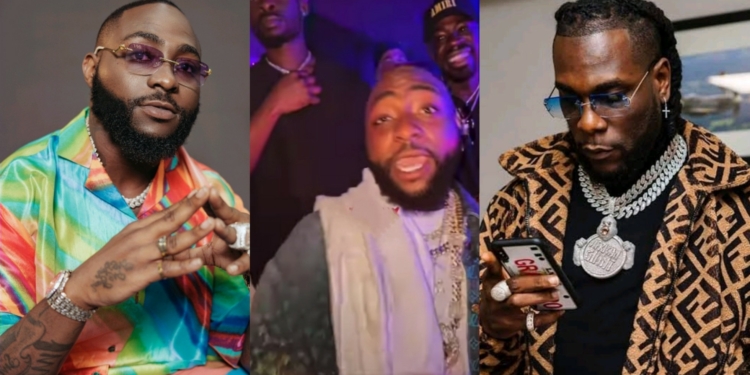 Davido is the actual joke – Burna Boy reacts after a troll mocks him for losing 4 Grammys in one night