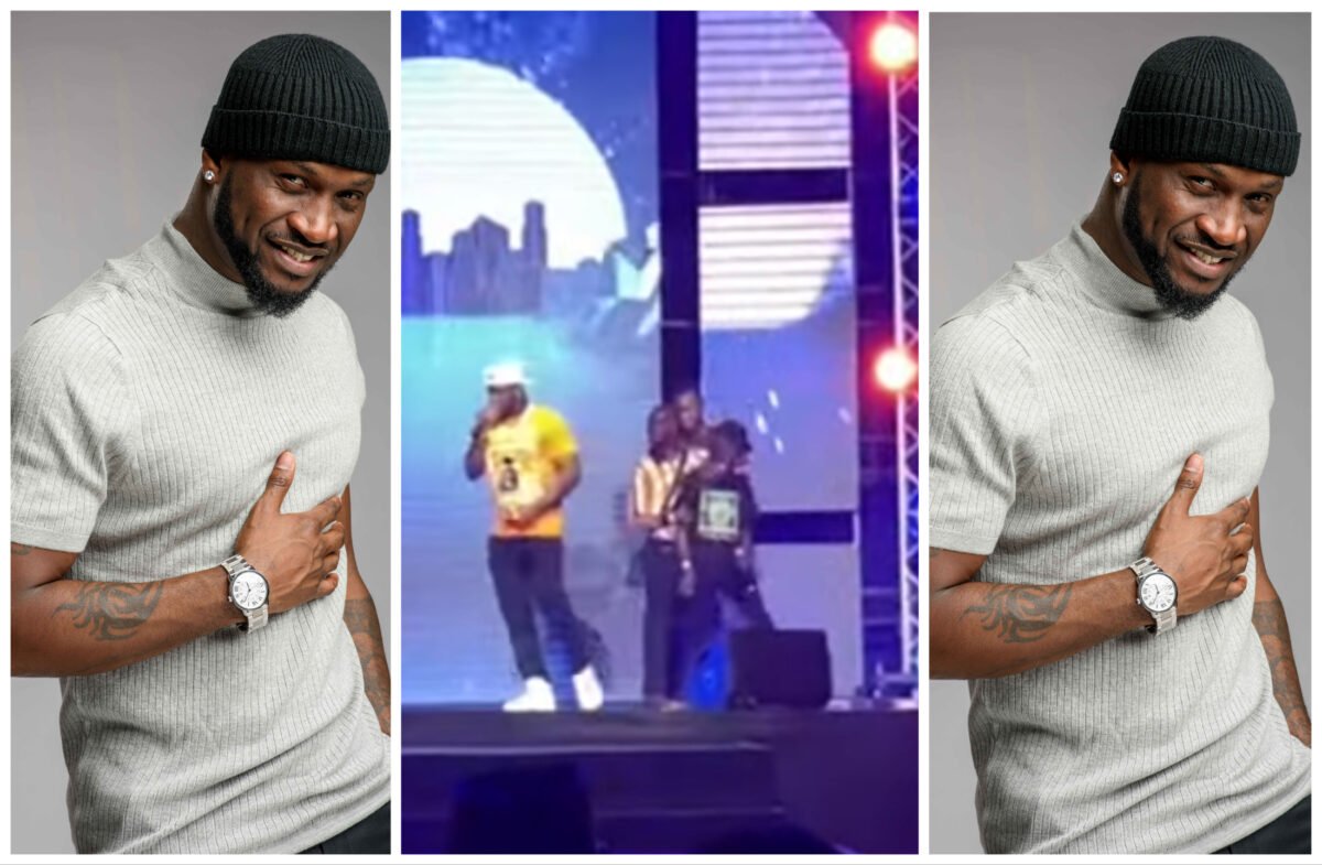 Peter Okoye gifts disabled comedian 1 million naira (video)