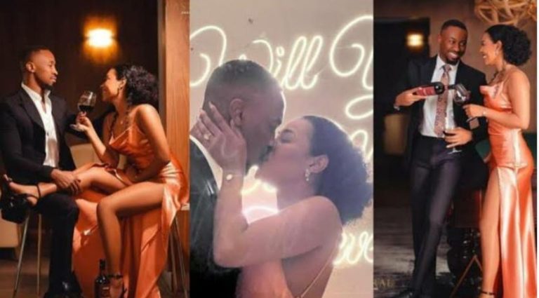 “It wasn’t a skit, you people should, please, allow us live our private life” – BBNaija’s Saga makes U-turn after stating his proposal to Nini was a skit (video)