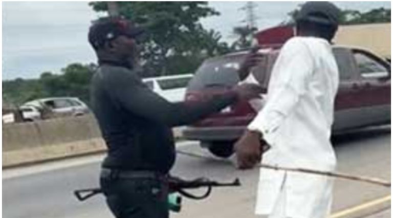 Rivers police officer demoted for assaulting man in viral video