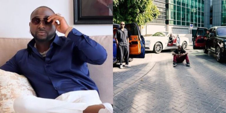 “Show me a bigger force” – Davido brags as he shows off new cars after acquiring a Maybach