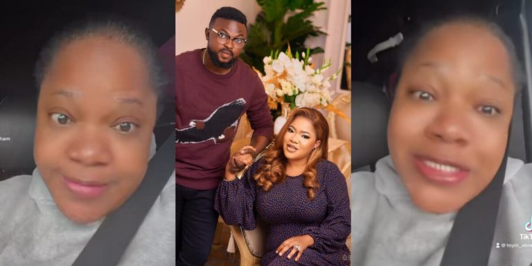 “My small God” – Toyin Abraham reaffirms love for husband as he marks birthday