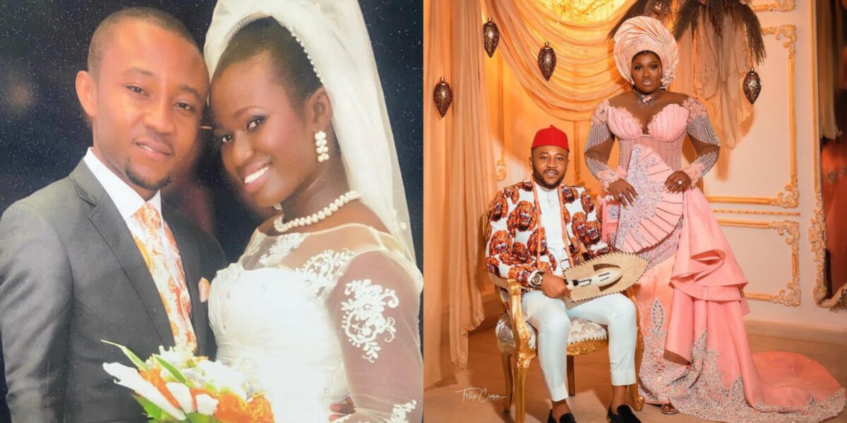 “Forever to go, thank you God” – Comedian Warri Pikin and husband celebrate 10th wedding anniversary as they countdown to their dream wedding party
