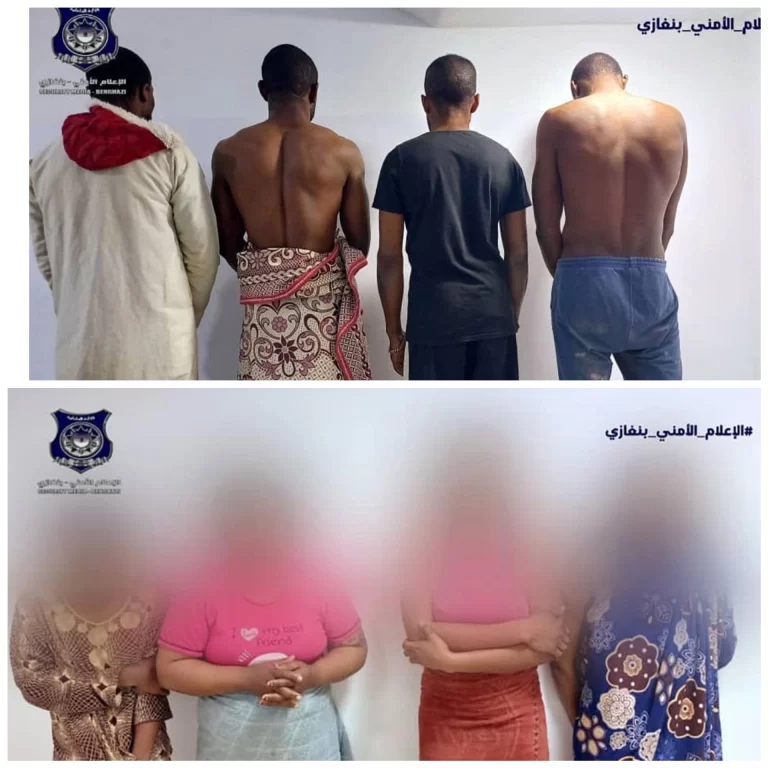 Eight Nigerian nationals arrested in Libya as police raid apartment allegedly used for prostitution