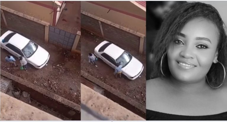 Lady called out for allegedly destroying her boyfriend’s side chic’s car (Video)