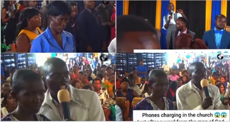 Pastor makes church member’s phone to ‘miraculously charge’ without charger (Video)