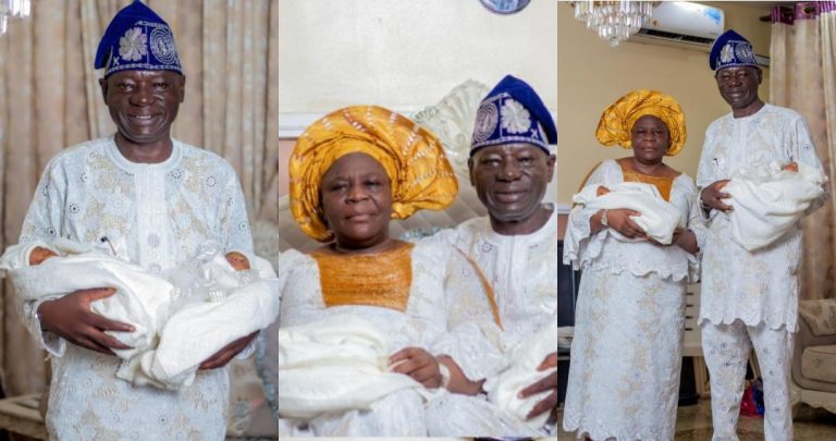 Nigerian couple welcome twins after 32 years of waiting