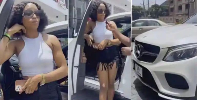 “No man is paying me” – 21-year-old lady goes viral after acquiring N36 million car with Okrika business (Video)