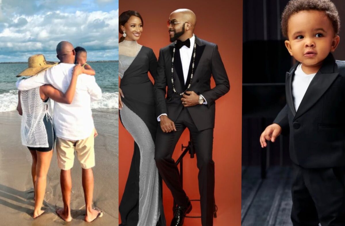 ‘What an incredible life and husband’ – Adesua Etomi counts her blessings as she shows off complete family
