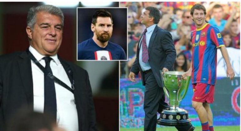 ‘We will do everything we can to bring Lionel Messi back’ – Barcelona president Joan Laporta insists