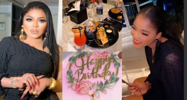 “I’m happy I spend a lot of money on my maids” – Bobrisky says as he celebrates his gorgeous maid’s birthday today (Video)