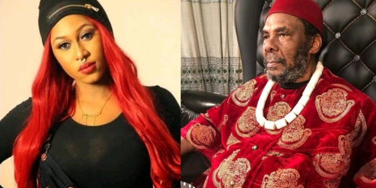 “I hope he learns to respect other peoples traditions” – Cynthia Morgan says, shares encounter with Pete Edochie who allegedly forced Igbo tradition on her while greeting him