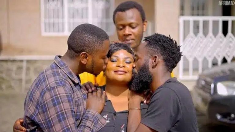 “I provide for them” – Young woman says as she flaunts her 3 husbands (Photos)