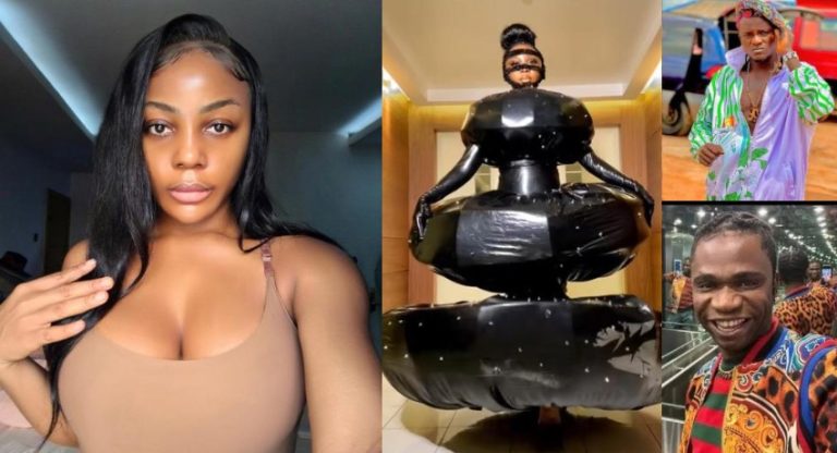“Even the chair won’t accept your dress” – Nigerians tell Ifu Ennada as she writes ‘If you can accept Speed Darlington and Portable, why can’t you accept me?’