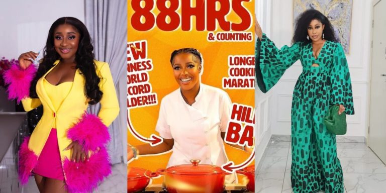 “There’s nothing an Akwa-Ibom girl can’t do” – Ini Edo, Rita Dominic, others celebrate Hilda Baci for breaking Guinness World Record