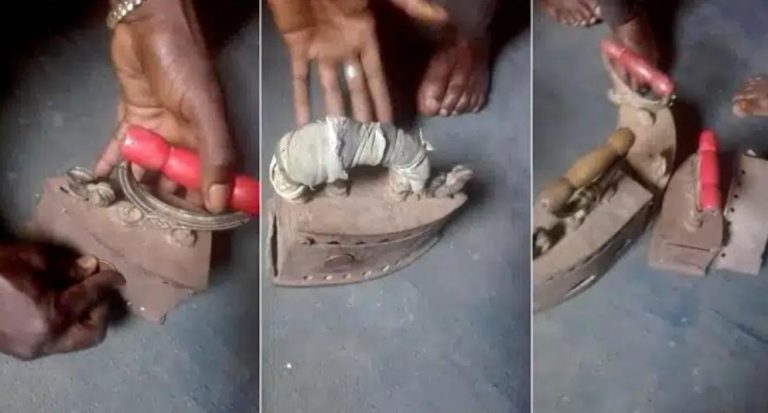 “I will pay you N4.6 million” – Nigerian man offers millions to anyone who can sell old pressing iron to him (Video)