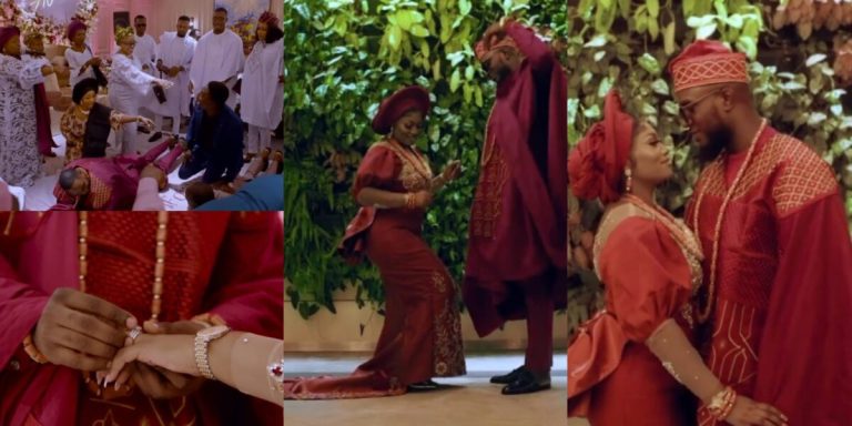“Life is indeed worth living when you’re with the right person” – Actor Kiki Bakre gushes over his wife as he shares their wedding video