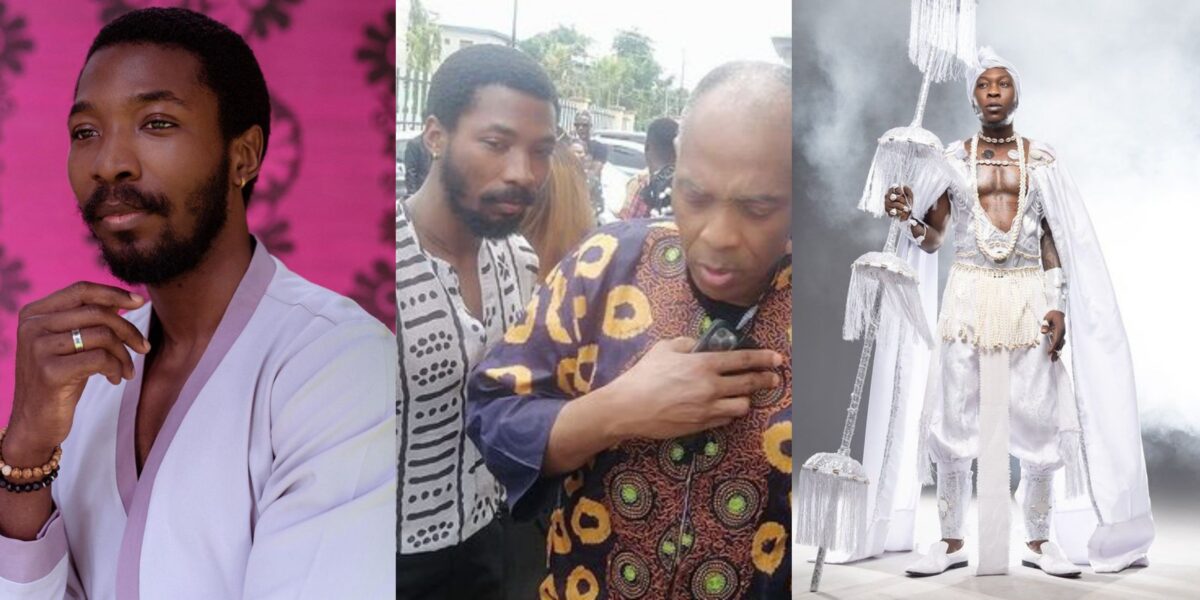 Made Kuti addresses those dragging him for abandoning his uncle, Seun Kuti, shares photo to prove he and his father, Femi Kuti, were in court