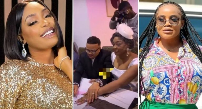 “They’re both marrying who they were cheating on” – Reactions as Nuella Njubigbo allegedly ties the knot with Uche Ogbodo’s ex (Video)