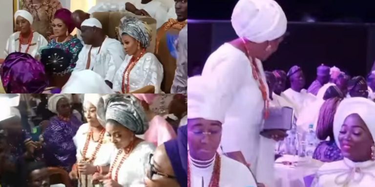 Ooni’s wives reunite to usher new wife into the palace, days after snubbing each other at an event (Video)