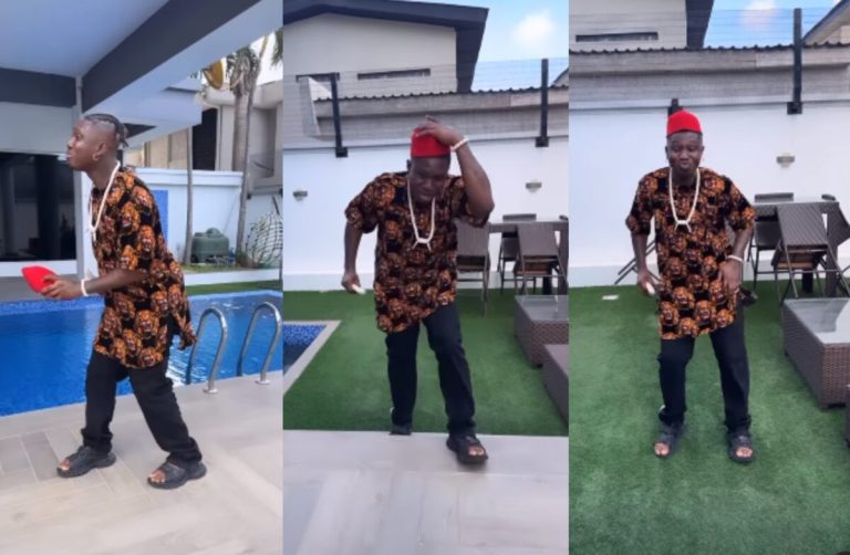 ‘You are now an Igbo guy’ – Davido, others react as Zlatan shows off dance moves in Igbo attire