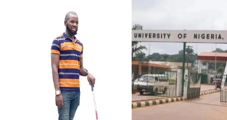 I graduated with first class to pass strong message – Visually impaired man