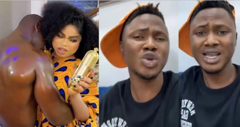 Salo calls on the inspector general of police to arrest Bobrisky following his viral video with his follow man (Watch)
