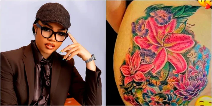“Giving Cardi B vibes” – Mixed reactions as Nengi spends N17 million on butt tattoo