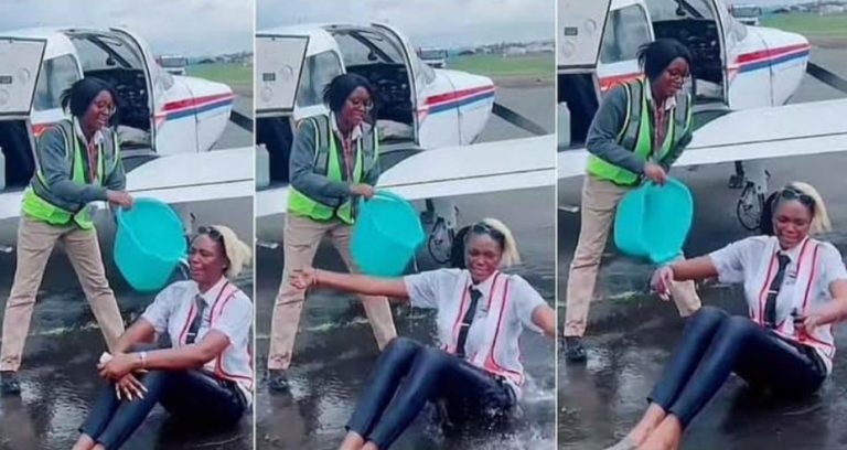 ‘I almost gave up’ – Young lady achieves dream of becoming pilot after 10 years of trying and failing (Video