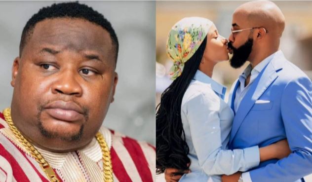 “Just look at what you want to destroy” – Cubana Chief Priest reacts to allegations that Banky W cheated on his wife as he shares their photo kissing