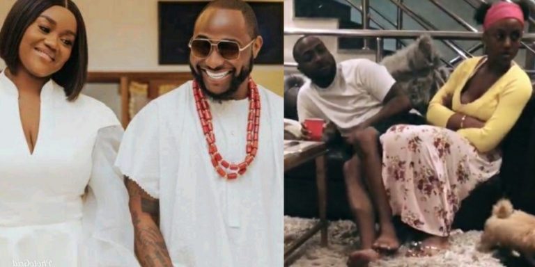 “Davido won’t like this” – Fans tells man who shared rare video of Chioma and singer at home (Video)