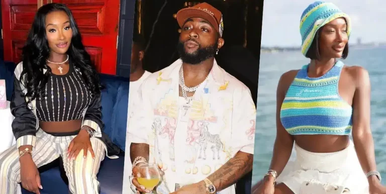 USA lady Anita Brown claims she’s pregnant for Davido, leaks chat and shares a live pregnancy test (Video)