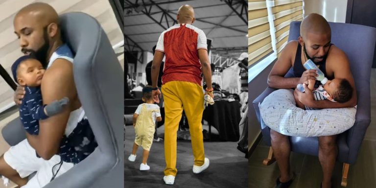 “We must do our best to pray and provide for our children but the best present you can give your child is your presence” – Banky W advises men