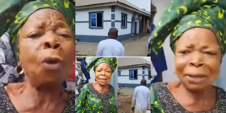 “I never thought I could live in a good house” – Iya Gbonkan says as she flaunts her newly completed house