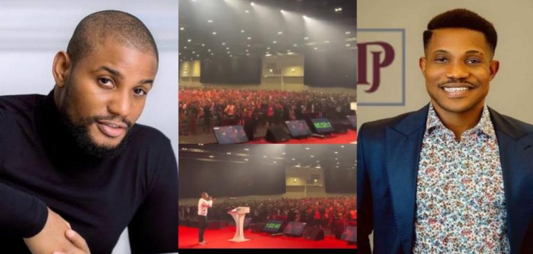 “This video is a testament that God remains the greatest, 70,000 people gathered in London to praise God” – Alex Ekubo hails Pastor Jerry Eze (Video)