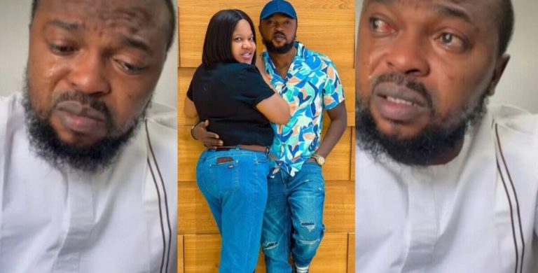 Toyin Abraham, others comfort Kolawole Ajeyemi as he cries out over the death of his beloved dog