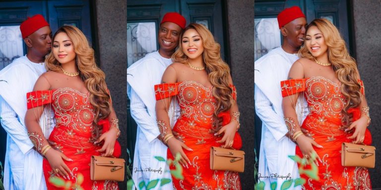 Ned Nwoko makes a promise as he shares beautiful photos with Regina Daniels