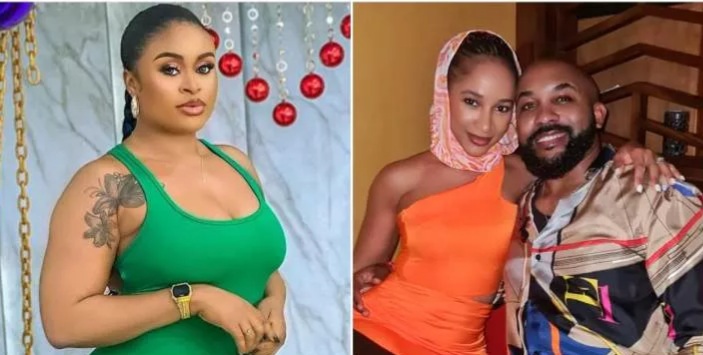 “A real queen will never allow her husband to be an object of mockery regardless of his mistakes” – Sarah Martins praises Adesua Etomi amidst Banky’s alleged cheating, fans reacts
