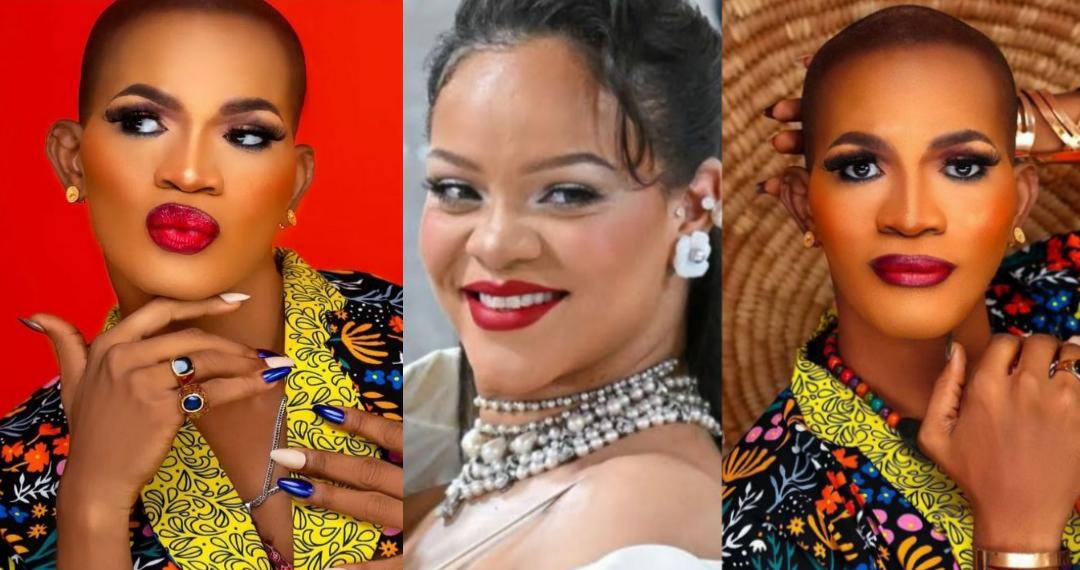 “Why is everyone saying I look so much like Rihanna” – Uche Maduagwu asks