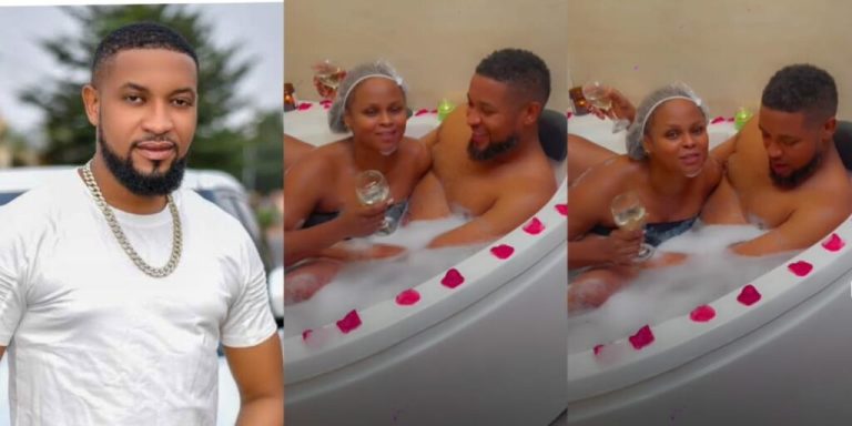 “Person husband” – Behind-the-scene moment of married actor John Badaiki and colleague stirs reactions (Video)