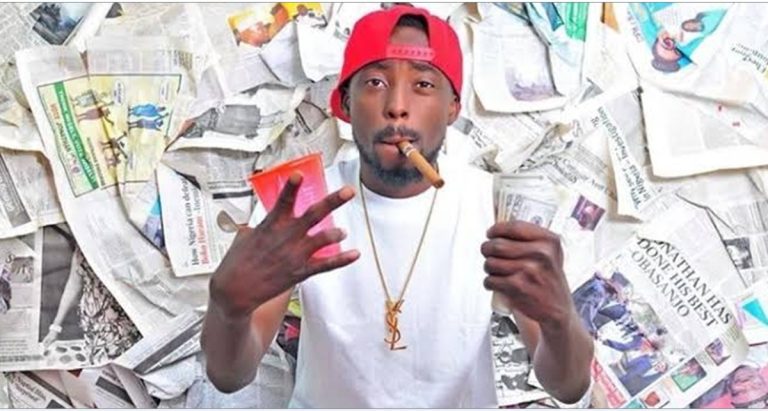 Rapper, Erigga reveals he saved over N900k after he stopped smoking loud