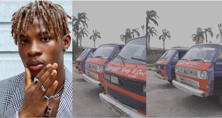 “Here’s my little way of helping” – Joeboy provides free danfo buses for Lagos residents (Video)